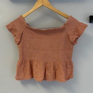 American Eagle Off-The-Shoulder Crop Top